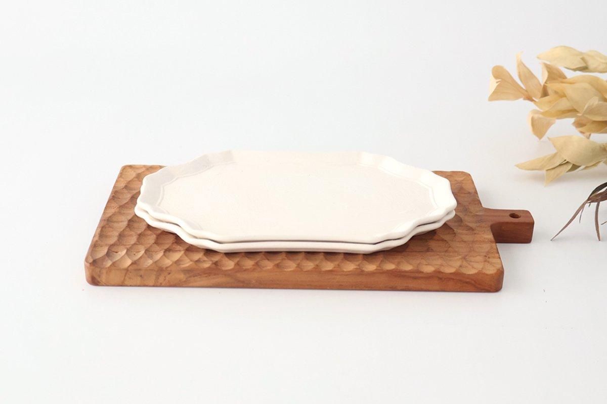 Long Plate creme White | Sushi Plate Mino Ware