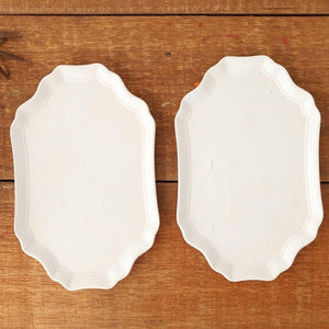Long Plate creme White | Sushi Plate Mino Ware
