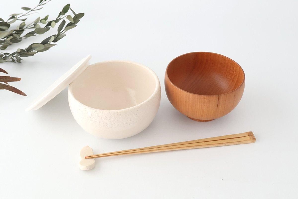 Rice Container White 1 cup | Banko Ware