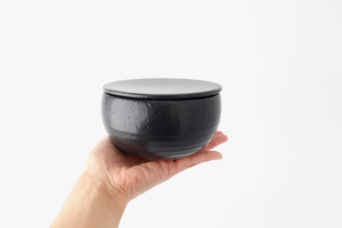 Rice Container Black 1 cup | Banko Ware