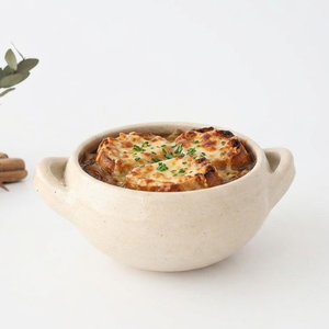 Two Handed Soup Cup White Heat-resistant  | Iga Ware