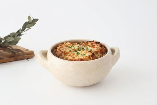 Two Handed Soup Cup White Heat-resistant  | Iga Ware
