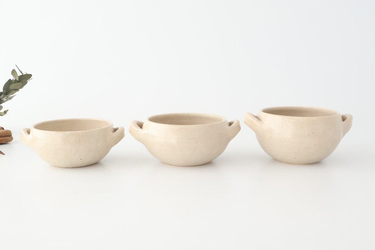 Two Handed Soup Cup White Heat-resistant  | Iga Ware