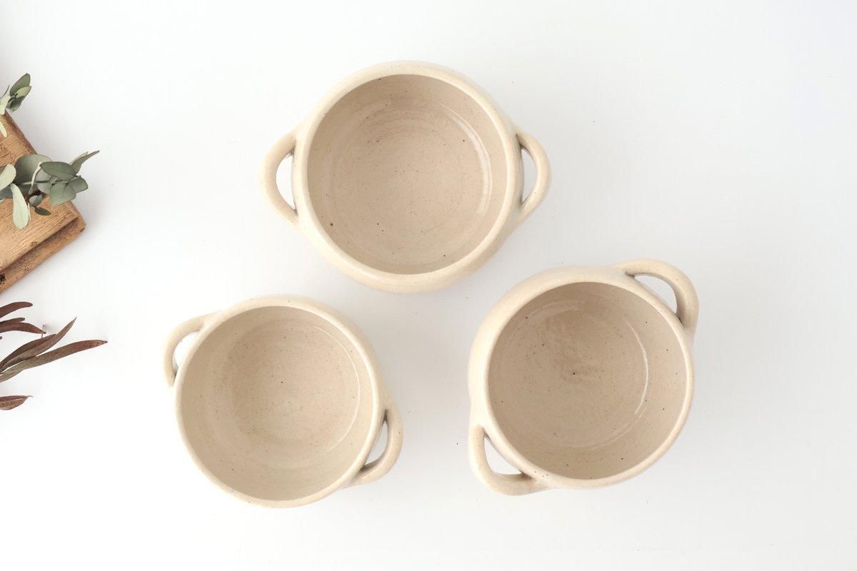 Two Handed Soup Cup White Heat-resistant  | Iga Ware