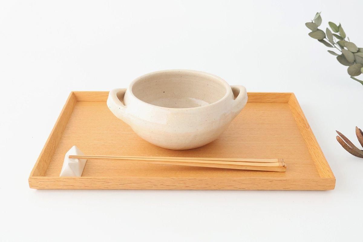 Two Handed Soup Cup White Heat-resistant  | Iga Ware