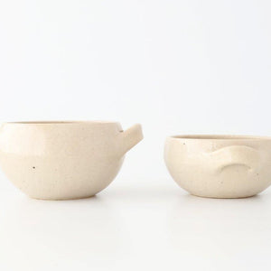 Two Handed Soup Cup White Heat-resistant  | Iga Ware