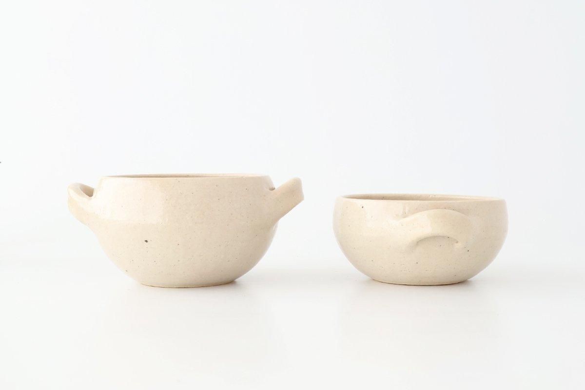 Two Handed Soup Cup White Heat-resistant  | Iga Ware