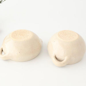 Two Handed Soup Cup White Heat-resistant  | Iga Ware