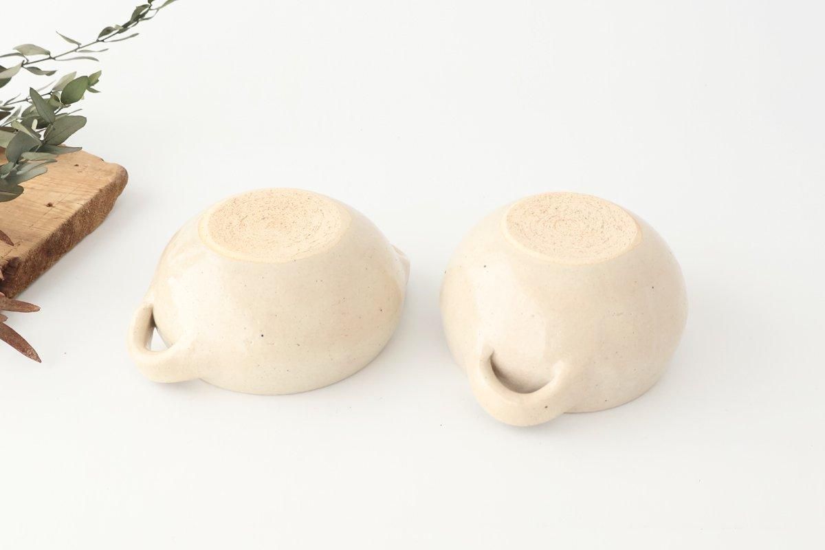 Two Handed Soup Cup White Heat-resistant  | Iga Ware