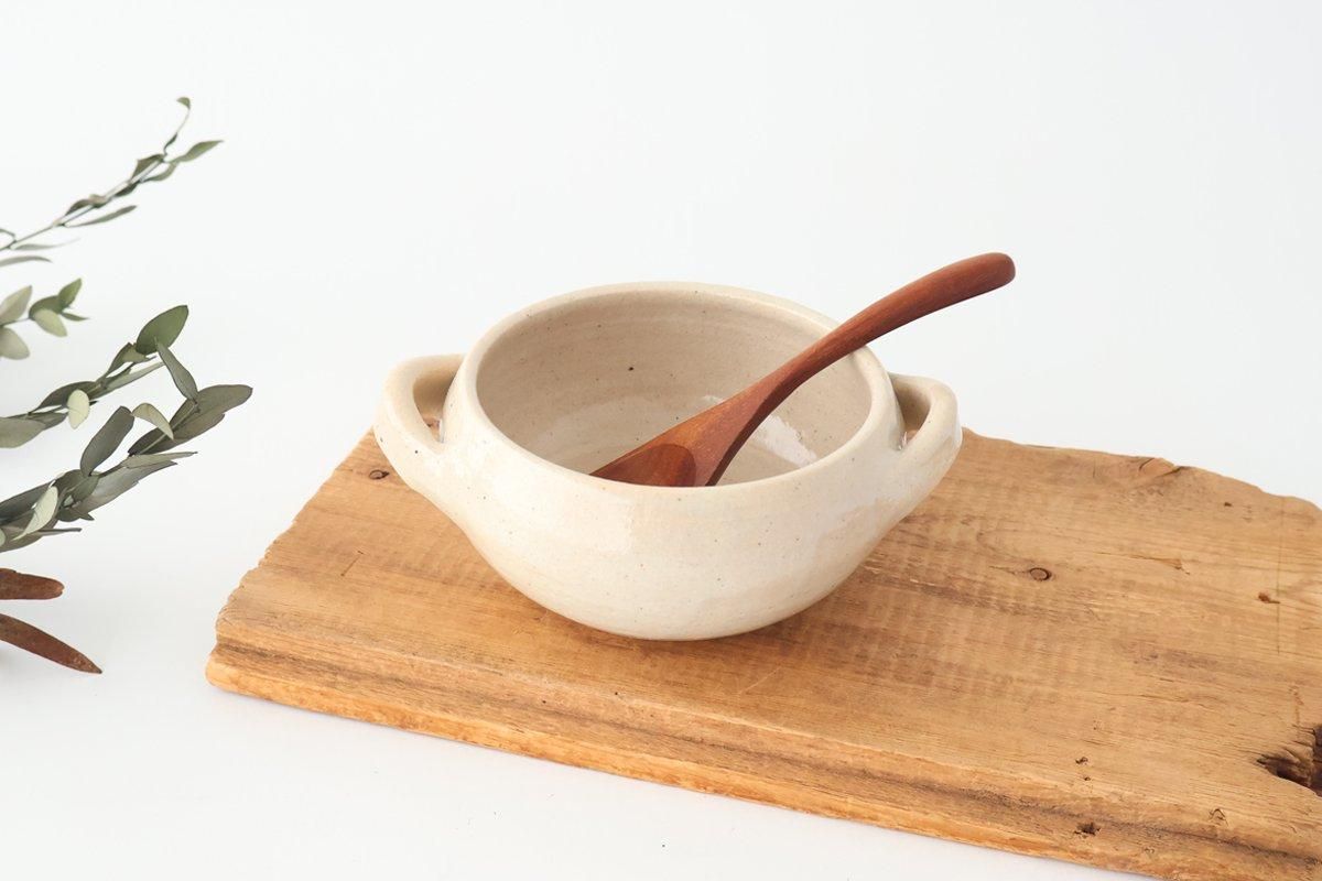 Two Handed Soup Cup White Heat-resistant  | Iga Ware