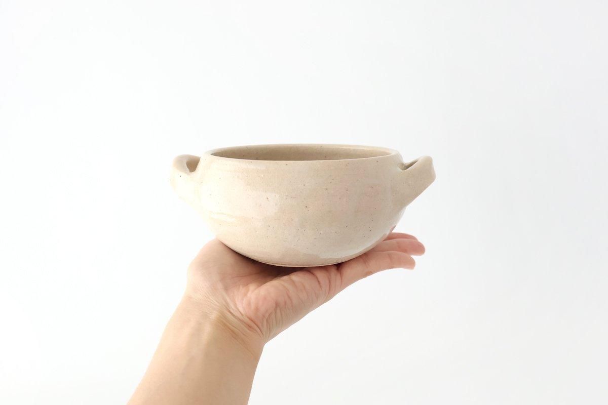 Two Handed Soup Cup White Heat-resistant  | Iga Ware