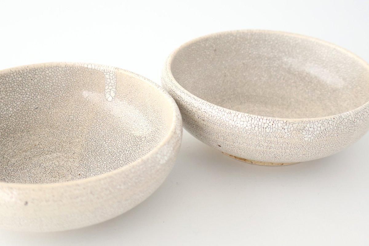 Round Small Bowl Beige Kairagi | Kobachi Mino Ware