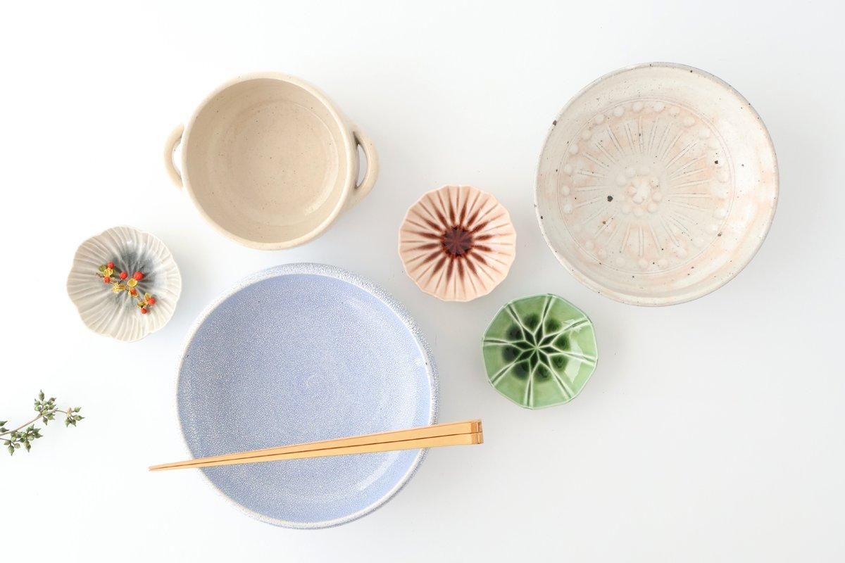 Round Small Bowl Beige Kairagi | Kobachi Mino Ware