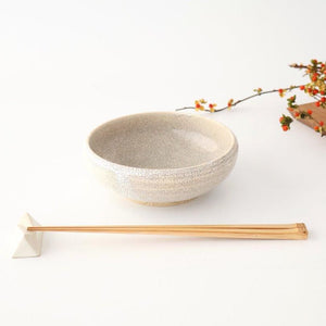 Round Small Bowl Beige Kairagi | Kobachi Mino Ware