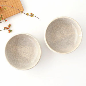 Round Small Bowl Beige Kairagi | Kobachi Mino Ware