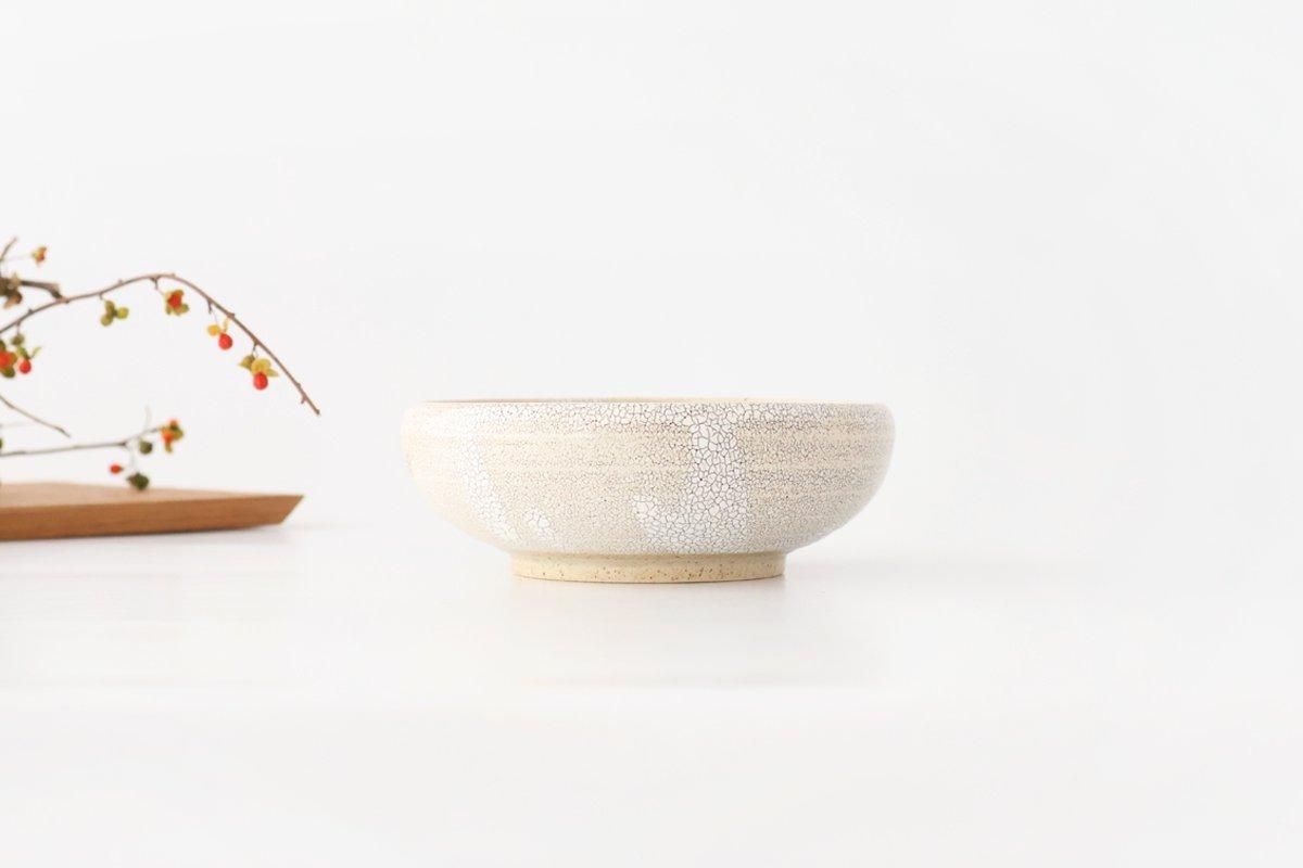 Round Small Bowl Beige Kairagi | Kobachi Mino Ware