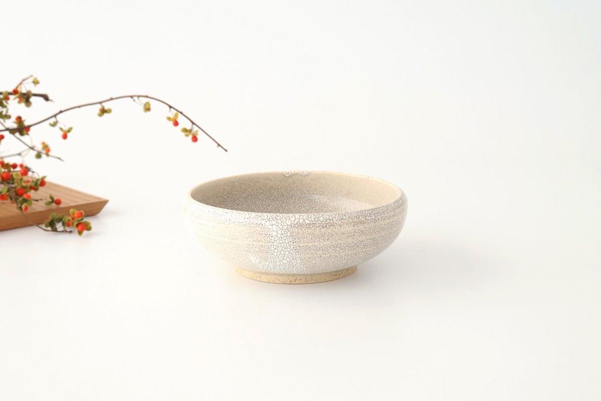 Round Small Bowl Beige Kairagi | Kobachi Mino Ware