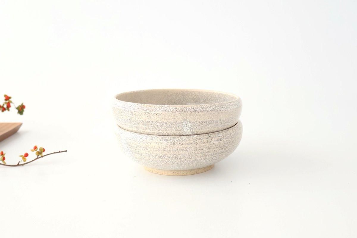 Round Small Bowl Beige Kairagi | Kobachi Mino Ware
