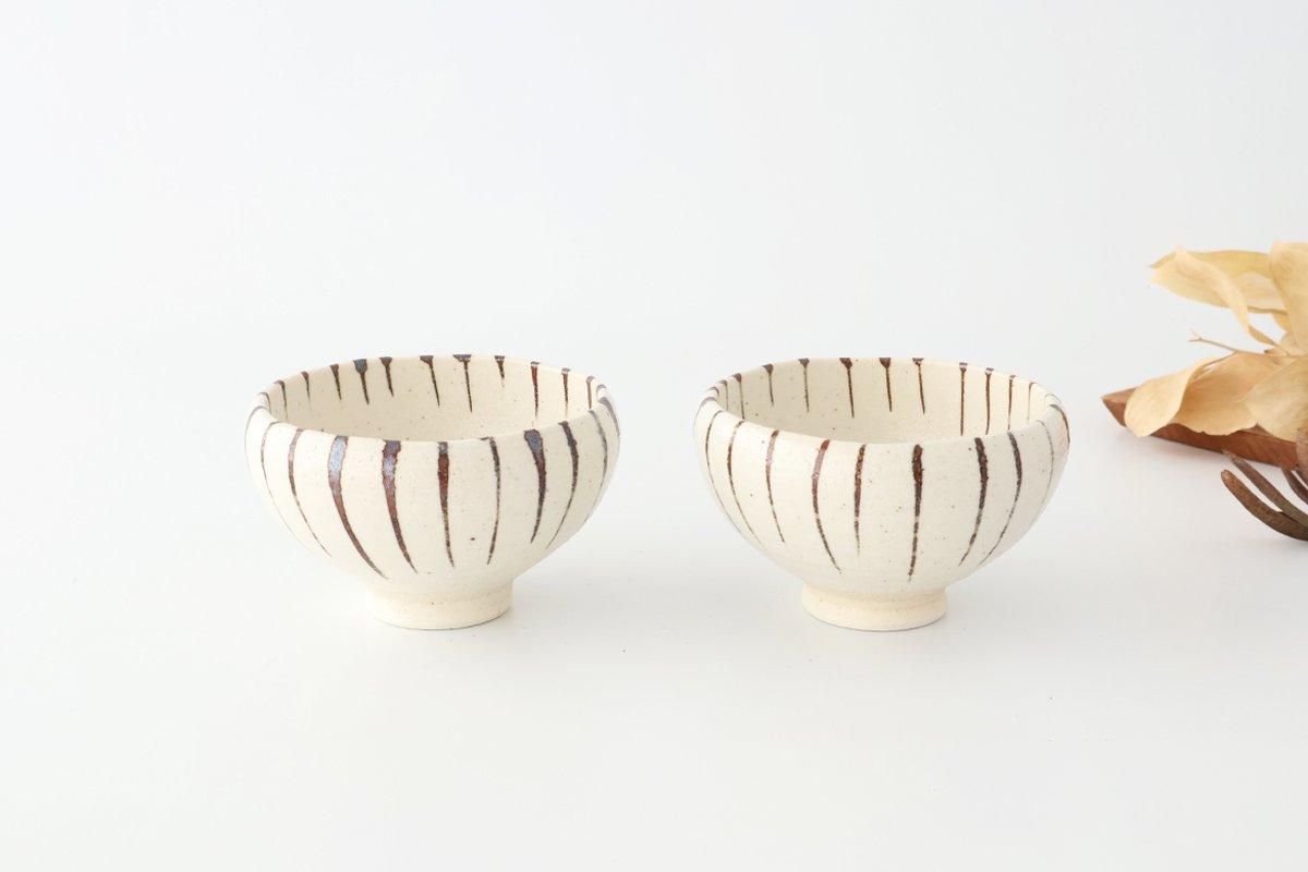 Small Bowl Karatsu Tokusa | Rice Bowl Mino Ware