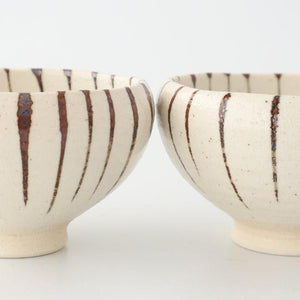 Small Bowl Karatsu Tokusa | Rice Bowl Mino Ware
