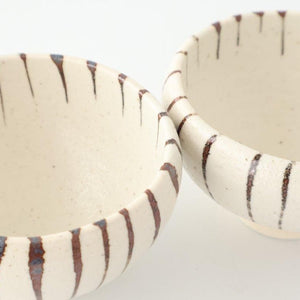 Small Bowl Karatsu Tokusa | Rice Bowl Mino Ware