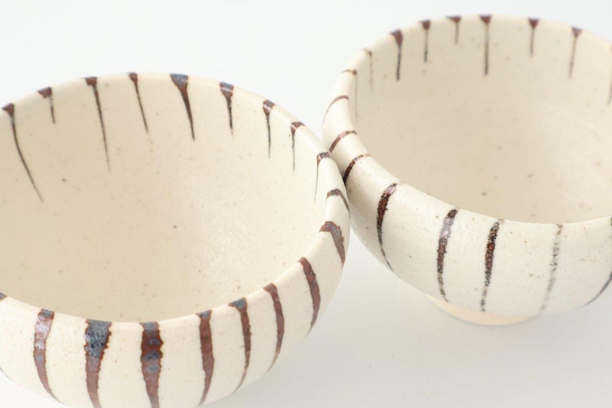 Small Bowl Karatsu Tokusa | Rice Bowl Mino Ware