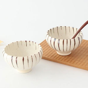 Small Bowl Karatsu Tokusa | Rice Bowl Mino Ware