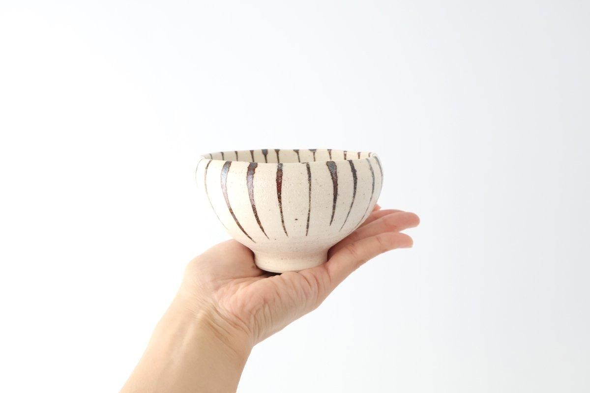 Small Bowl Karatsu Tokusa | Rice Bowl Mino Ware