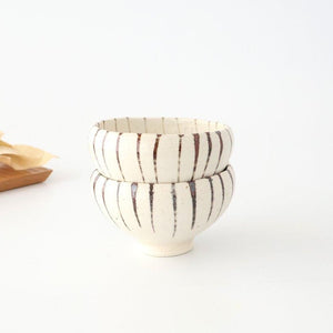Small Bowl Karatsu Tokusa | Rice Bowl Mino Ware