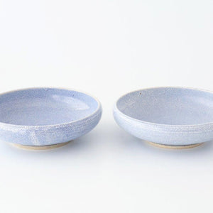 Round Bowl Blue Kairagi 18.5cm/ 7.3in | Kobachi Mino ware