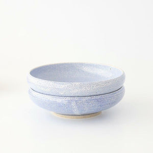 Round Bowl Blue Kairagi 18.5cm/ 7.3in | Kobachi Mino ware