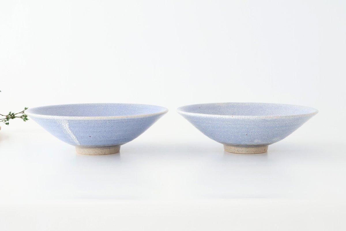 Bowl Blue Kairagi 20.5cm/ 8in | Kobachi Mino ware