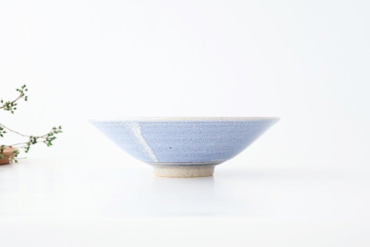 Bowl Blue Kairagi 20.5cm/ 8in | Kobachi Mino ware