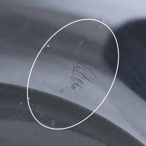 POTPURRI bitte Round Glass Plate Yellow 17.5㎝/6.9in