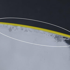 POTPURRI bitte Round Glass Plate Yellow 20.5㎝/8in