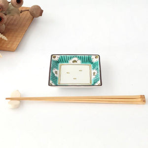 Kutani Bitoen Square Bowl Plum Pattern | Serving Bowl Kutani Ware