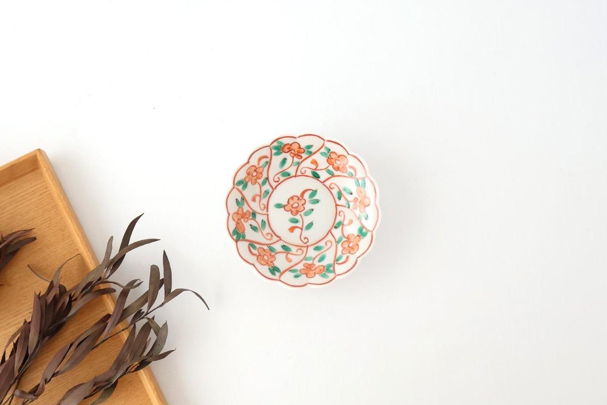 Kutani Bitoen Small Plate Shepherd's purse Pattern 10.5cm/4.1n | Kutani Ware