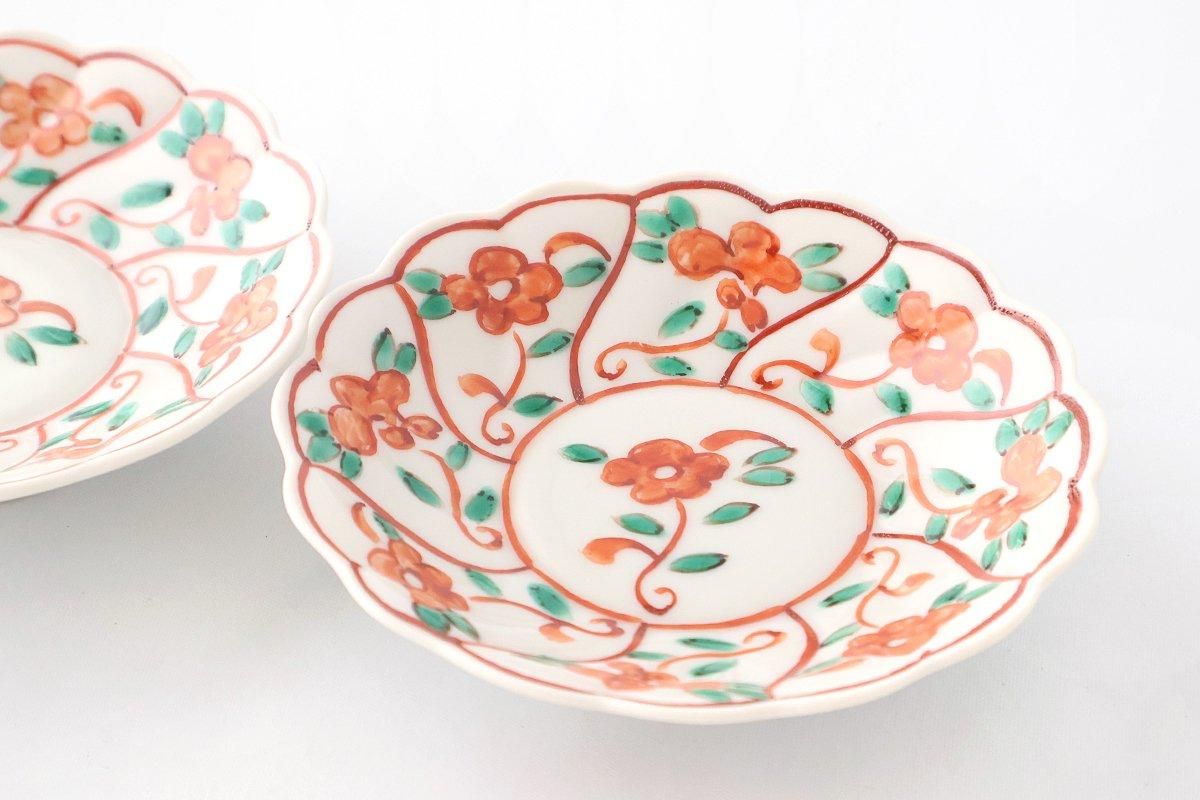 Kutani Bitoen Small Plate Shepherd's purse Pattern 10.5cm/4.1n | Kutani Ware