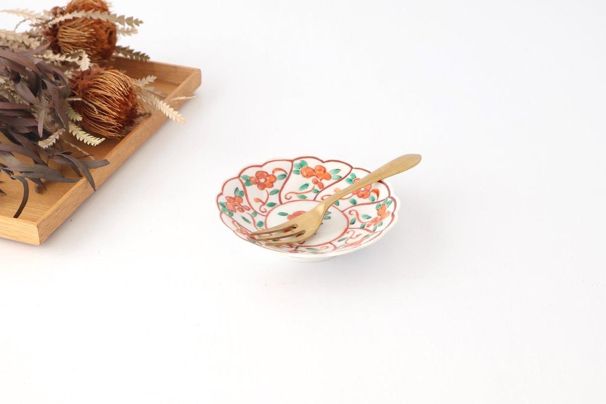 Kutani Bitoen Small Plate Shepherd's purse Pattern 10.5cm/4.1n | Kutani Ware