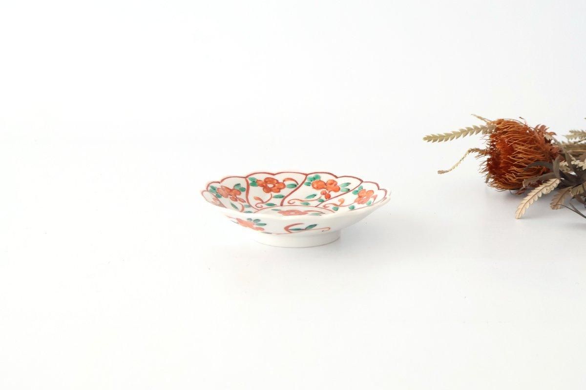 Kutani Bitoen Small Plate Shepherd's purse Pattern 10.5cm/4.1n | Kutani Ware