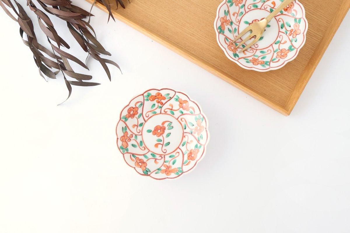 Kutani Bitoen Small Plate Shepherd's purse Pattern 10.5cm/4.1n | Kutani Ware