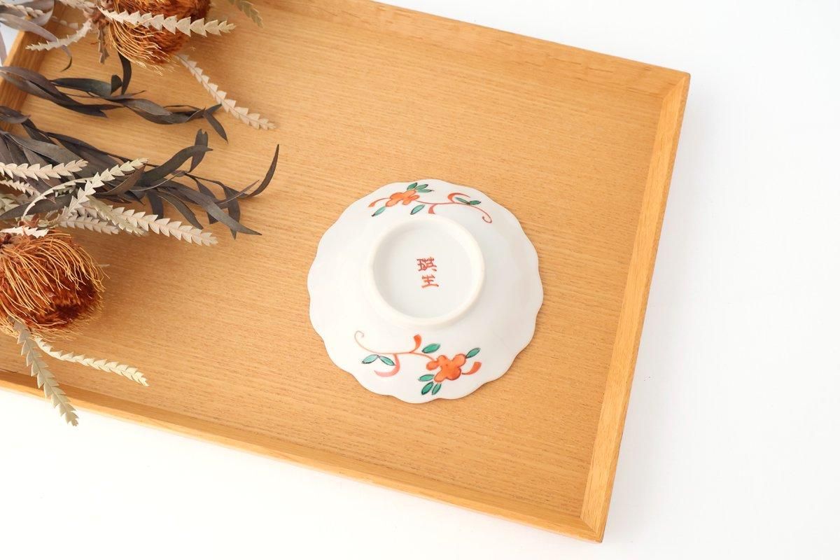 Kutani Bitoen Small Plate Shepherd's purse Pattern 10.5cm/4.1n | Kutani Ware