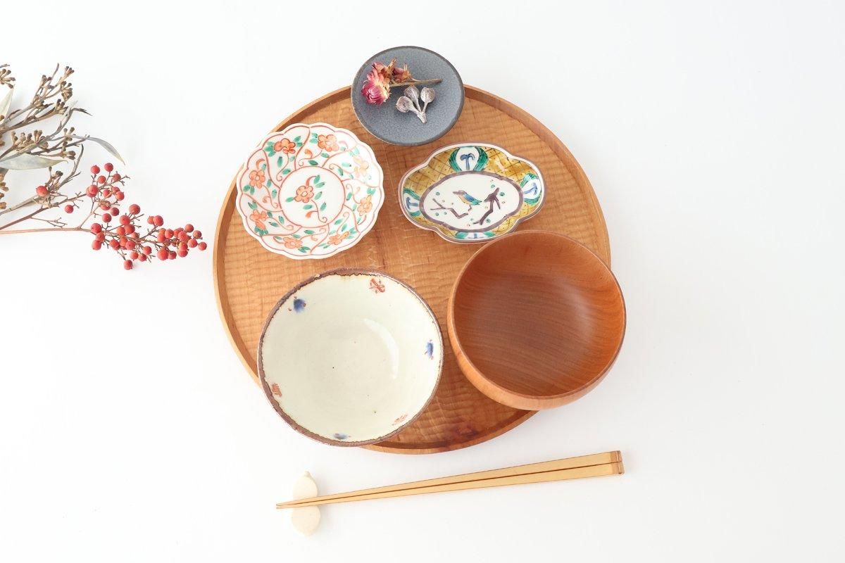 Kutani Bitoen Small Plate Shepherd's purse Pattern 10.5cm/4.1n | Kutani Ware