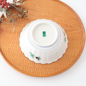 Kutani Bitoen Flat-bottomed Bowl Butterfly Pattern | Serving Bowl Kutani Ware