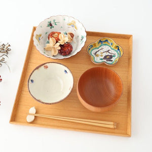 Kutani Bitoen Flat-bottomed Bowl Butterfly Pattern | Serving Bowl Kutani Ware