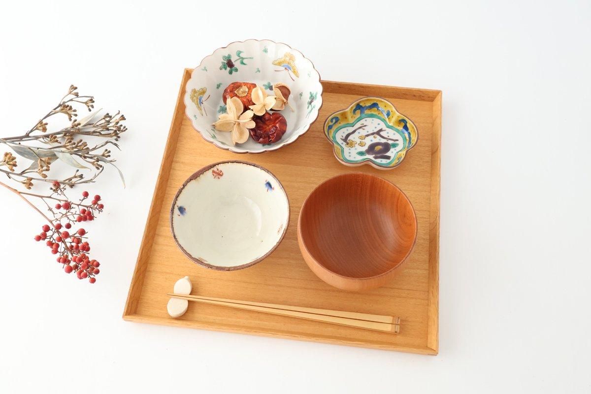 Kutani Bitoen Flat-bottomed Bowl Butterfly Pattern | Serving Bowl Kutani Ware