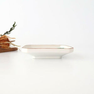 Kutani Bitoen Square Plate Pine and Plum Pattern 12cm/4.7in | Kutani Ware