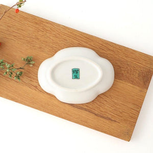 Kutani Bitoen Guard-shaped Plate Old Kutani-style Bird Pattern | Kutani Ware