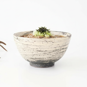 Donburi Bowl White Storm | Shigaraki Ware