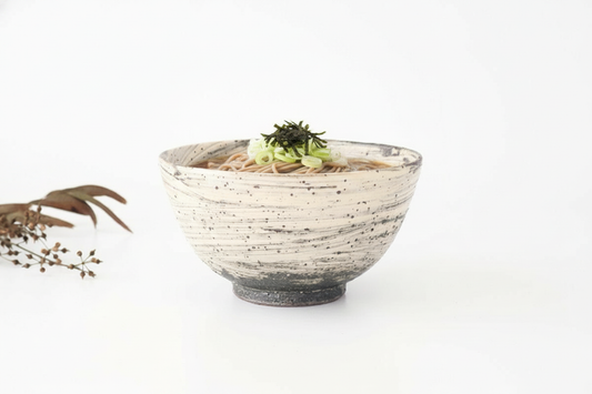 Donburi Bowl White Storm | Shigaraki Ware